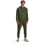 UNDER ARMOUR Rival Fleece Hoodie Herren 390 - marine od green/white 3XL