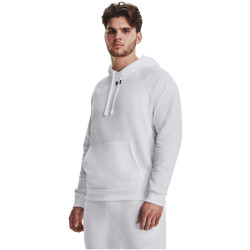 UNDER ARMOUR Rival Fleece Hoodie Herren 100 - white/black M