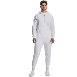 UNDER ARMOUR Rival Fleece Hoodie Herren 100 - white/black L