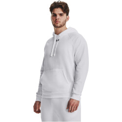 UNDER ARMOUR Rival Fleece Hoodie Herren 100 - white/black 3XL