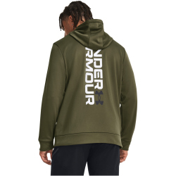 UNDER ARMOUR Fleece Graphic Hoodie Herren 390 - marine od green/white XXL