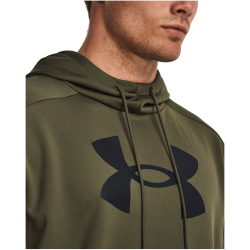 UNDER ARMOUR Big Logo Fleece Hoodie Herren 390 - marine od green/black L
