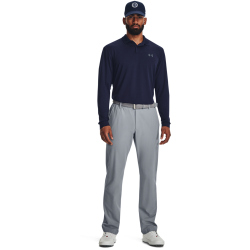 UNDER ARMOUR Performance 3.0 langarm Poloshirt Herren 410 - midnight navy/pitch gray S