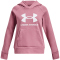 UNDER ARMOUR Rival Fleece Big Logo Hoodie M&auml;dchen 697 - pink elixir/white M (137-149 cm)