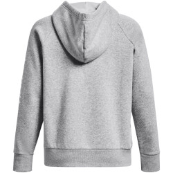 UNDER ARMOUR Rival Fleece Graphic Hoodie Damen 012 - mod gray light heather/white XS