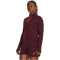 UNDER ARMOUR Challenger Midlayer Trainingsshirt Damen 600 - dark maroon/beta XS