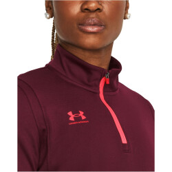 UNDER ARMOUR Challenger Midlayer Trainingsshirt Damen 600 - dark maroon/beta S