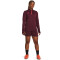 UNDER ARMOUR Challenger Midlayer Trainingsshirt Damen 600 - dark maroon/beta S