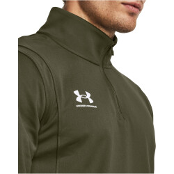 UNDER ARMOUR Challenger Midlayer Trainingsshirt Herren 390 - marine od green/white M