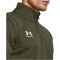 UNDER ARMOUR Challenger Midlayer Trainingsshirt Herren 390 - marine od green/white M