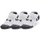 3er Pack UNDER ARMOUR Performance Füßlinge 100 - white/white/mod gray M (36.5-42)