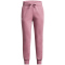 UNDER ARMOUR Rival Fleece Jogginghose M&auml;dchen 697 - pink elixir/white L (149-160 cm)