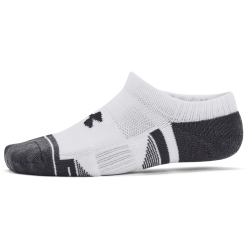 3er Pack UNDER ARMOUR Performance Tech Füßlinge Kinder 100 - white/white/jet gray S (31.5-36.5)