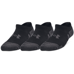3er Pack UNDER ARMOUR Performance Tech Füßlinge Kinder 001 - black/black/jet gray S (31.5-36.5)