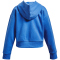 UNDER ARMOUR Rival Fleece Crop Hoodie M&auml;dchen 464 - water/white M (137-149 cm)