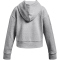 UNDER ARMOUR Rival Fleece Crop Hoodie M&auml;dchen 012 - mod gray light heather/white M (137-149 cm)