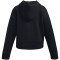 UNDER ARMOUR Rival Fleece Crop Hoodie Mädchen 001 - black/white XS (122-127 cm)