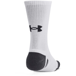 3er Pack UNDER ARMOUR Performance Tech Crew Socken 100 - white/white/jet gray M (37-41)