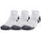 3er Pack UNDER ARMOUR Performance Tech Low Socken 100 - white/white/jet gray M (36.5-42)