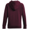 UNDER ARMOUR Rival Fleece Big Logo Hoodie Damen 600 - dark maroon/white XS