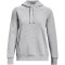 UNDER ARMOUR Rival Fleece Hoodie Damen 013 - mod gray light heather/white XS