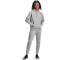 UNDER ARMOUR Rival Fleece Hoodie Damen 013 - mod gray light heather/white XS