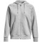 UNDER ARMOUR Rival Fleece Kapuzenjacke Damen 012 - mod gray light heather/white XS
