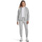 UNDER ARMOUR Rival Fleece Kapuzenjacke Damen 012 - mod gray light heather/white XS