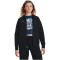 UNDER ARMOUR Rival Fleece Kapuzenjacke Damen 001 - black/white 30