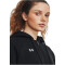 UNDER ARMOUR Rival Fleece Kapuzenjacke Damen 001 - black/white 30