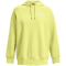 UNDER ARMOUR Essential OverSized Fleece Hoodie Damen 743 - lime yellow/white XS
