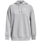 UNDER ARMOUR Essential OverSized Fleece Hoodie Damen 012 - mod gray light heather/white XS