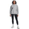 UNDER ARMOUR Essential OverSized Fleece Hoodie Damen 012 - mod gray light heather/white M