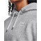UNDER ARMOUR Essential OverSized Fleece Hoodie Damen 012 - mod gray light heather/white M