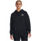 UNDER ARMOUR Essential OverSized Fleece Hoodie Damen 001 - black/white M