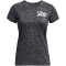 UNDER ARMOUR Tech Twist Graphic T-Shirt Damen 001 - black/white/white M