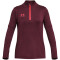 UNDER ARMOUR Challenger Midlayer Trainingsshirt Mädchen 600 - dark maroon/beta L (149-160 cm)