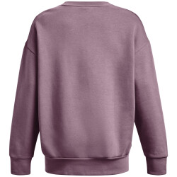 UNDER ARMOUR Essential OverSized Fleece Shirt Damen 500 - misty purple/white XS