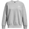 UNDER ARMOUR Essential OverSized Fleece Shirt Damen 012 - mod gray light heather/white XS
