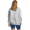 UNDER ARMOUR Essential OverSized Fleece Shirt Damen 012 - mod gray light heather/white XS