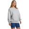 UNDER ARMOUR Essential OverSized Fleece Shirt Damen 012 - mod gray light heather/white M