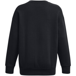UNDER ARMOUR Essential OverSized Fleece Shirt Damen 001 - black/white XS