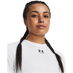 UNDER ARMOUR Challenger Pro Trainingsshirt Damen 100 - white/black XS