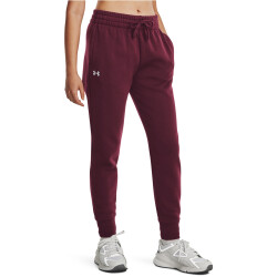 UNDER ARMOUR Rival Fleece Jogginghose Damen 600 - dark maroon/white M