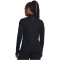 UNDER ARMOUR Qualifier Run 1/2-Zip Laufshirt Damen 001 - black/reflective L