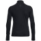 UNDER ARMOUR Qualifier Run 1/2-Zip Laufshirt Damen 001 - black/reflective L