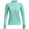 UNDER ARMOUR Qualifier Cold langarm Laufshirt Damen 361 - neo turquoise/reflective M