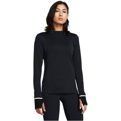 UNDER ARMOUR Qualifier Cold langarm Laufshirt Damen 001 - black/reflective M