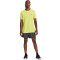 UNDER ARMOUR Seamless Ripple Trainingsshirt Herren 743 - lime yellow/marine od green M