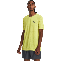 UNDER ARMOUR Seamless Ripple Trainingsshirt Herren 743 - lime yellow/marine od green L